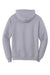 Port & Company PC78H/PC78HT Mens Core Pill Resistant Fleece Hooded Sweatshirt Hoodie w/ Pouch Pocket Silver Grey Flat Back