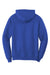 Port & Company PC78H/PC78HT Mens Core Pill Resistant Fleece Hooded Sweatshirt Hoodie w/ Pouch Pocket True Royal Blue Flat Back