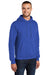 Port & Company PC78H/PC78HT Mens Core Pill Resistant Fleece Hooded Sweatshirt Hoodie w/ Pouch Pocket True Royal Blue Model 3q