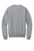 Port & Company PC78PKT Mens Core Fleece Crewneck Sweatshirt w/ Pouch Pocket Heather Grey Flat Back