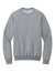 Port & Company PC78PKT Mens Core Fleece Crewneck Sweatshirt w/ Pouch Pocket Heather Grey Flat Front