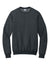 Port & Company PC78PKT Mens Core Fleece Crewneck Sweatshirt w/ Pouch Pocket Heather Dark Grey Flat Front