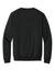 Port & Company PC78PKT Mens Core Fleece Crewneck Sweatshirt w/ Pouch Pocket Jet Black Flat Back