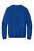 Port & Company PC78PKT Mens Core Fleece Crewneck Sweatshirt w/ Pouch Pocket True Royal Blue Flat Back