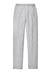 Port & Company PC78P Mens Core Pill Resistant Fleece Open Bottom Sweatpants w/ Pockets Ash Grey Flat Back