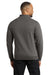 Port & Company PC78Q Mens Core Fleece 1/4 Zip Sweatshirt Charcoal Grey Model Back