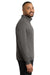 Port & Company PC78Q Mens Core Fleece 1/4 Zip Sweatshirt Charcoal Grey Model Side
