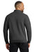 Port & Company PC78Q Mens Core Fleece 1/4 Zip Sweatshirt Heather Dark Grey Model Back