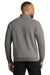 Port & Company PC78Q Mens Core Fleece 1/4 Zip Sweatshirt Heather Graphite Grey Model Back