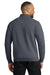 Port & Company PC78Q Mens Core Fleece 1/4 Zip Sweatshirt Heather Navy Blue Model Back