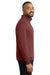 Port & Company PC78Q Mens Core Fleece 1/4 Zip Sweatshirt Maroon Model Side
