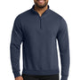 Port & Company Mens Core Fleece 1/4 Zip Sweatshirt - Navy Blue