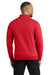 Port & Company PC78Q Mens Core Fleece 1/4 Zip Sweatshirt Red Model Back