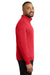 Port & Company PC78Q Mens Core Fleece 1/4 Zip Sweatshirt Red Model Side