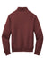Port & Company PC78Q Mens Core Fleece 1/4 Zip Sweatshirt Maroon Flat Back