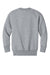 Port & Company PC78YPKT Youth Core Fleece Crewneck Sweatshirt w/ Pouch Pocket Heather Grey Flat Back