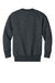 Port & Company PC78YPKT Youth Core Fleece Crewneck Sweatshirt w/ Pouch Pocket Heather Dark Grey Flat Back