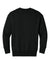 Port & Company PC78YPKT Youth Core Fleece Crewneck Sweatshirt w/ Pouch Pocket Jet Black Flat Back