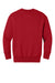 Port & Company PC78YPKT Youth Core Fleece Crewneck Sweatshirt w/ Pouch Pocket Red Flat Back