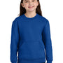 Port & Company Youth Core Fleece Crewneck Sweatshirt w/ Pouch Pocket - True Royal Blue - COMING SOON