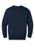 Port & Company PC78YPKT Youth Core Fleece Crewneck Sweatshirt w/ Pouch Pocket True Navy Blue Flat Back