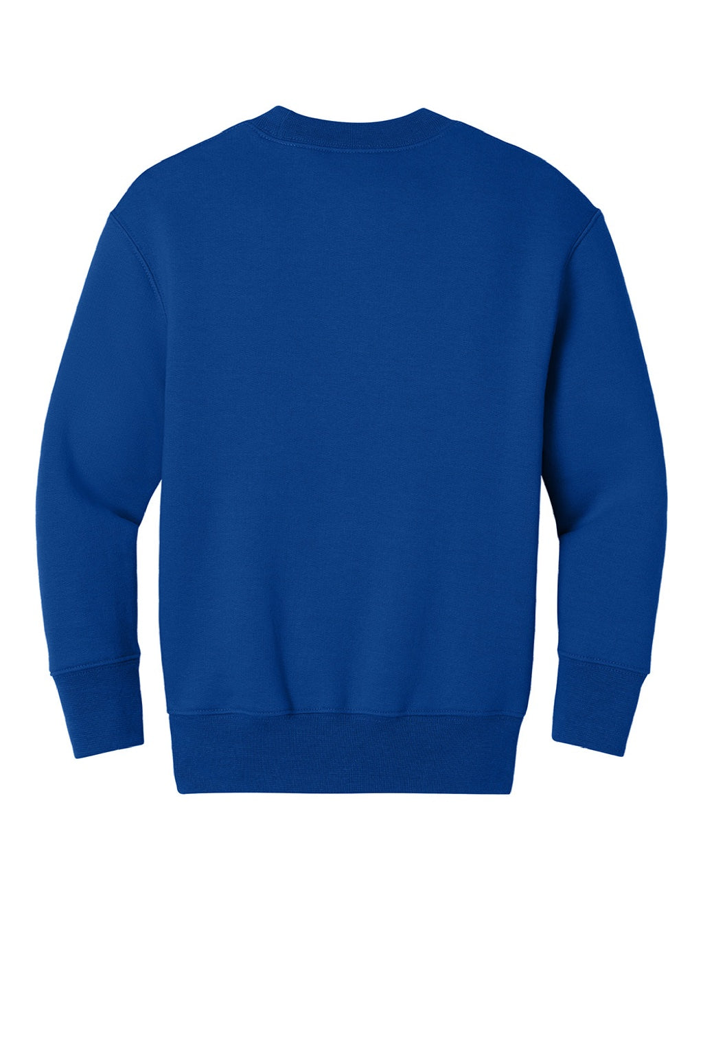 Port & Company PC78YPKT Youth Core Fleece Crewneck Sweatshirt w/ Pouch Pocket True Royal Blue Flat Back