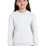 Port & Company Youth Core Fleece Crewneck Sweatshirt w/ Pouch Pocket - White - COMING SOON