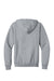 Port & Company PC78ZH Mens Core Pill Resistant Fleece Full Zip Hooded Sweatshirt Hoodie w/ Pockets Heather Grey Flat Back