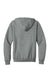 Port & Company PC78ZH Mens Core Pill Resistant Fleece Full Zip Hooded Sweatshirt Hoodie w/ Pockets Heather Graphite Grey Flat Back