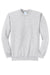 Port & Company PC78 Mens Core Pill Resistant Fleece Crewneck Sweatshirt Ash Grey Flat Front
