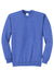 Port & Company PC78 Mens Core Pill Resistant Fleece Crewneck Sweatshirt Heather Royal Blue Flat Front