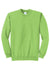Port & Company PC78 Mens Core Pill Resistant Fleece Crewneck Sweatshirt Lime Green Flat Front