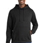 Port & Company Mens Fan Favorite Fleece Hooded Sweatshirt Hoodie w/ Pouch Pocket - Jet Black