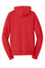 Port & Company PC850H Mens Fan Favorite Fleece Hooded Sweatshirt Hoodie w/ Pouch Pocket Bright Red Flat Back
