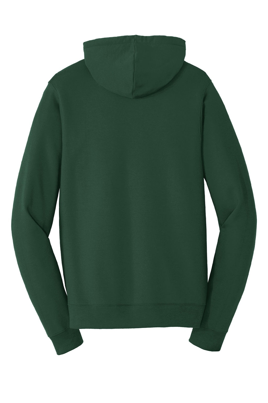 Port & Company PC850H Mens Fan Favorite Fleece Hooded Sweatshirt Hoodie w/ Pouch Pocket Forest Green Flat Back