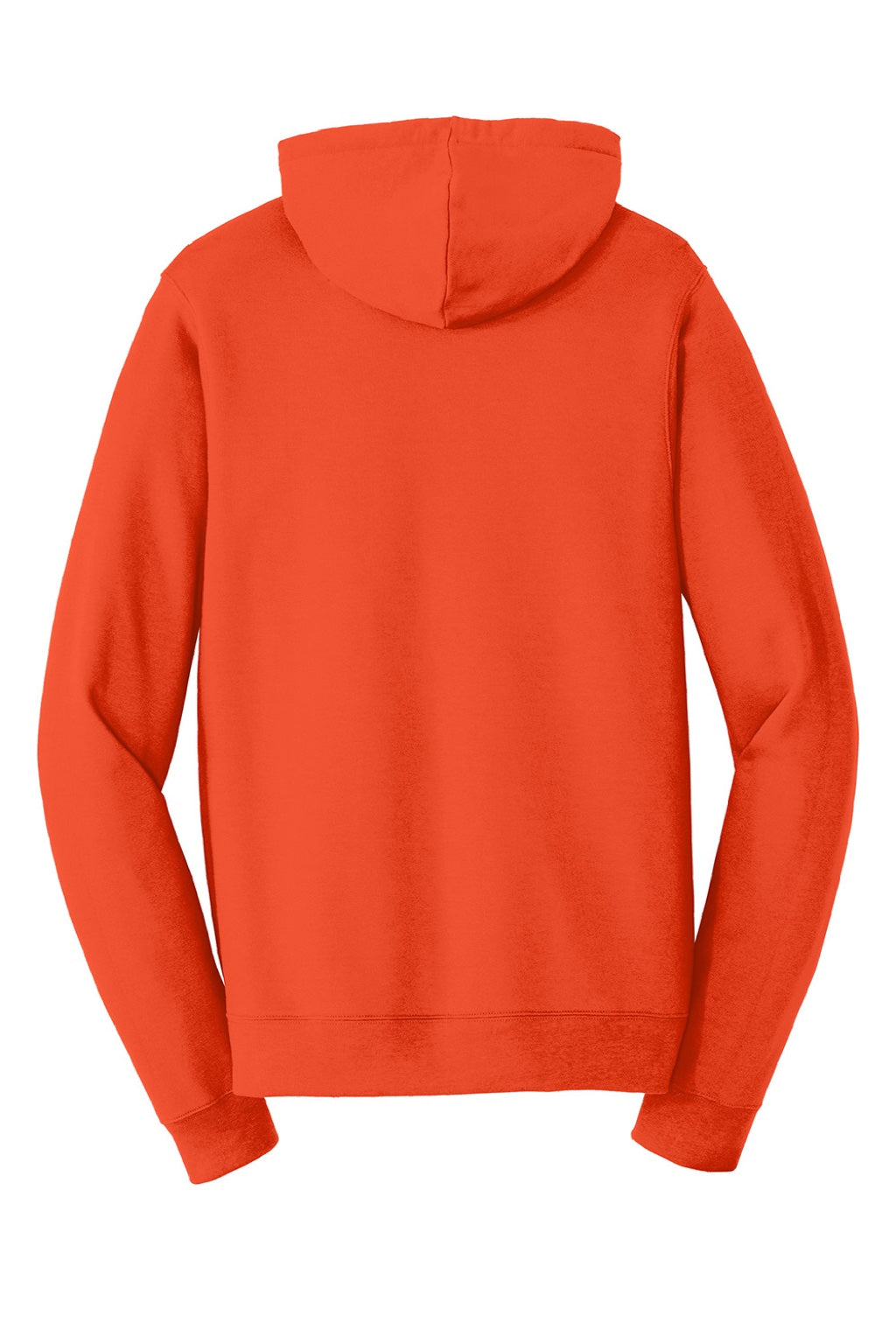Port & Company PC850H Mens Fan Favorite Fleece Hooded Sweatshirt Hoodie w/ Pouch Pocket Orange Flat Back