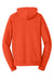 Port & Company PC850H Mens Fan Favorite Fleece Hooded Sweatshirt Hoodie w/ Pouch Pocket Orange Flat Back