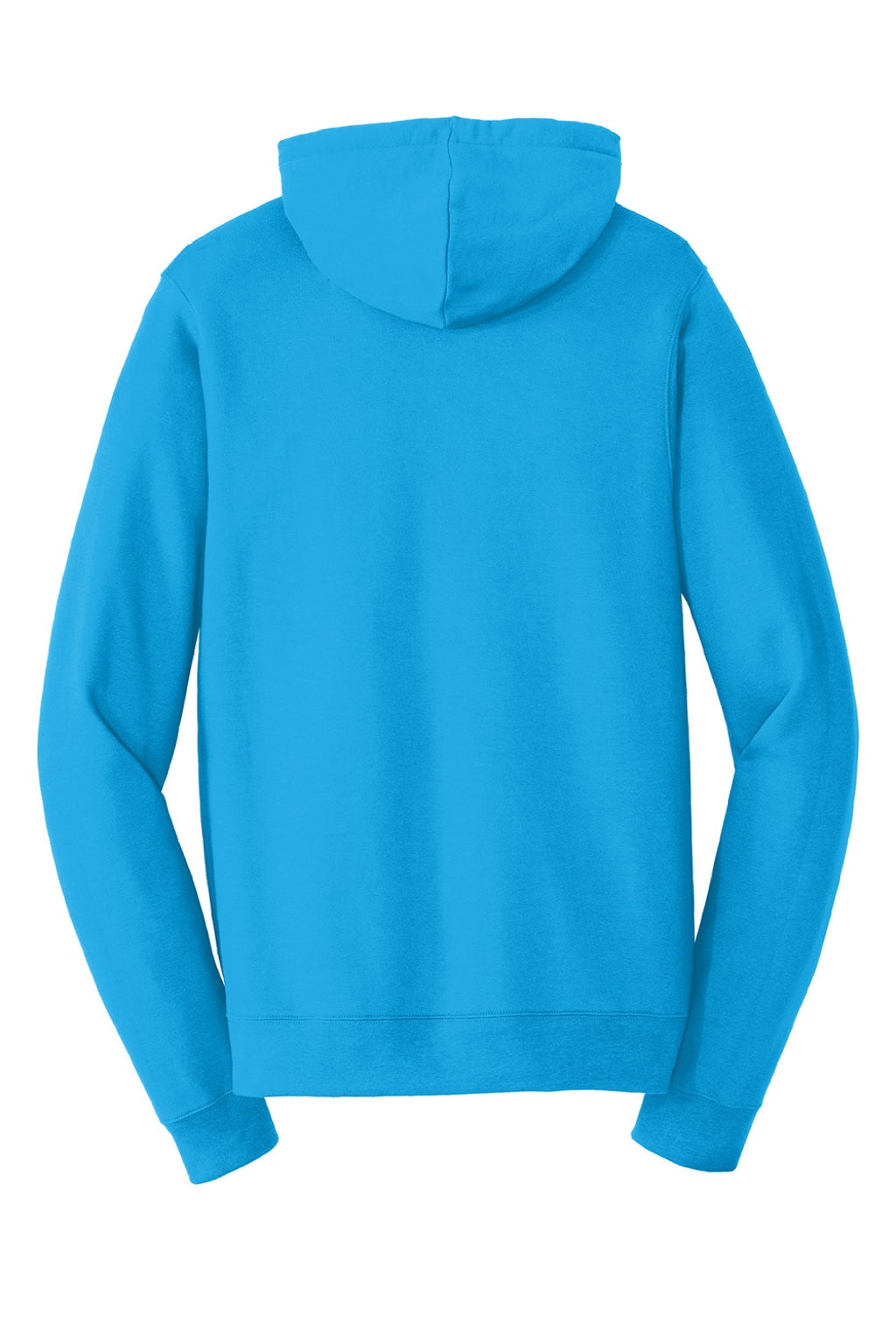 Port & Company PC850H Mens Fan Favorite Fleece Hooded Sweatshirt Hoodie w/ Pouch Pocket Sapphire Blue Flat Back