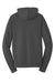 Port & Company PC850ZH Mens Fan Favorite Fleece Full Zip Hooded Sweatshirt Hoodie w/ Pockets Charcoal Grey Flat Back