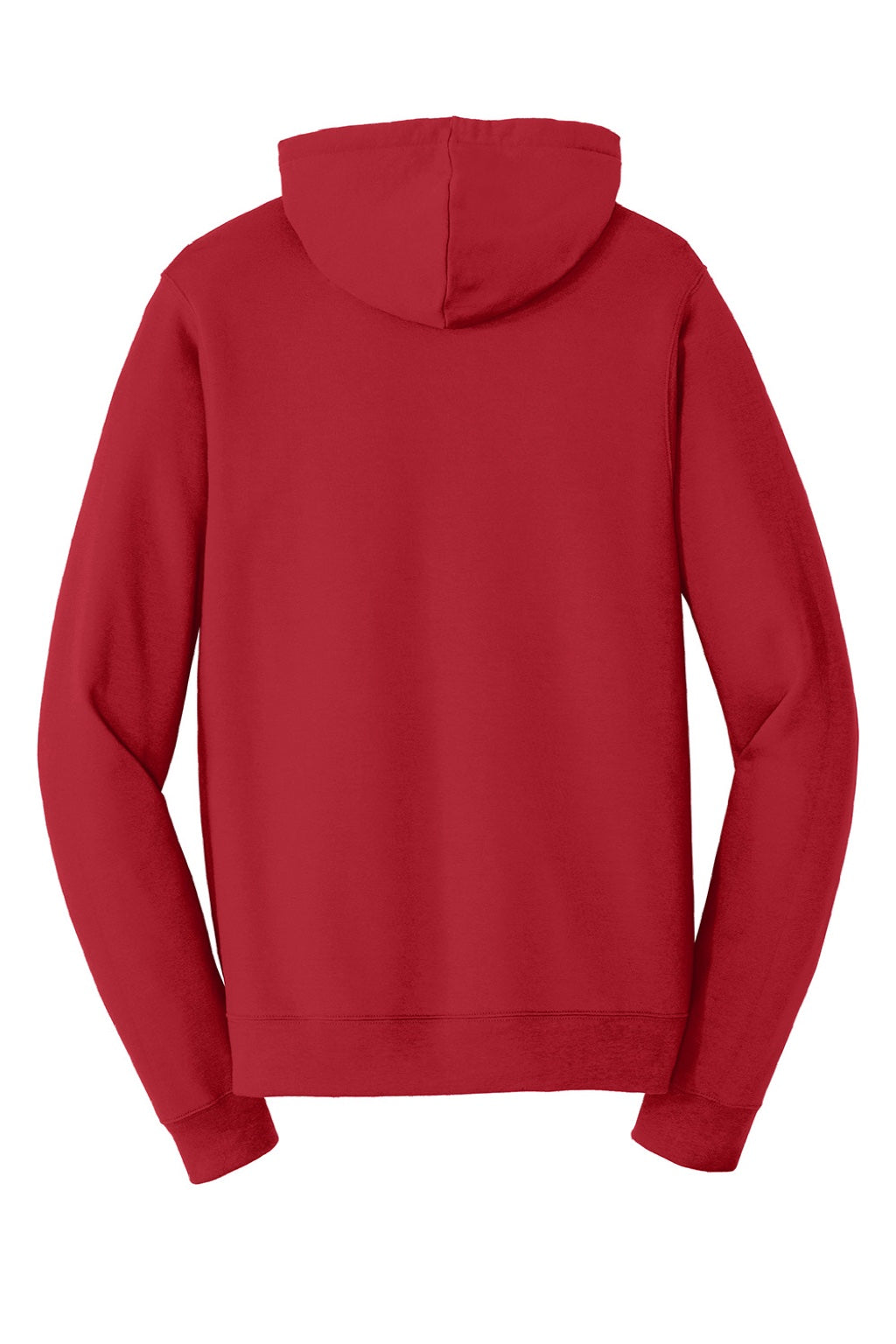 Port & Company PC850ZH Mens Fan Favorite Fleece Full Zip Hooded Sweatshirt Hoodie w/ Pockets Team Cardinal Red Flat Back