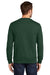 Port & Company PC850 Mens Fan Favorite Fleece Crewneck Sweatshirt Forest Green Model Back