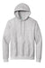 Port & Company PC90H/PC90HT Mens Essential Pill Resistant Fleece Hooded Sweatshirt Hoodie w/ Pouch Pocket Ash Grey Flat Front