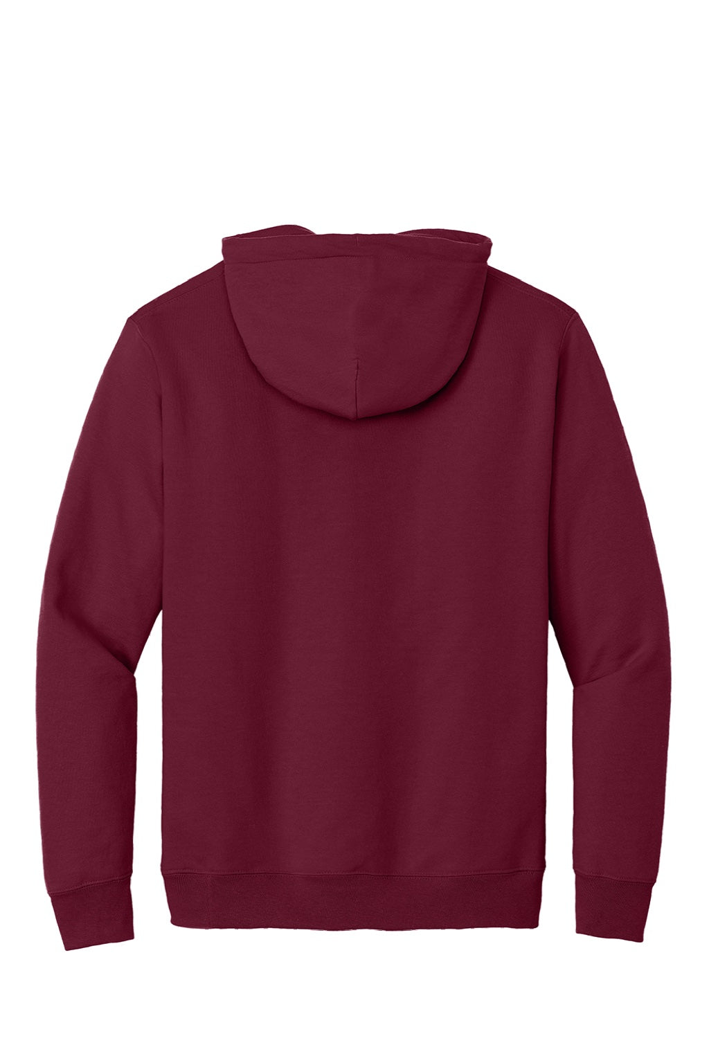 Port & Company PC90H/PC90HT Mens Essential Pill Resistant Fleece Hooded Sweatshirt Hoodie w/ Pouch Pocket Cardinal Red Flat Back