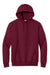 Port & Company PC90H/PC90HT Mens Essential Pill Resistant Fleece Hooded Sweatshirt Hoodie w/ Pouch Pocket Cardinal Red Flat Front