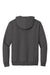 Port & Company PC90H/PC90HT Mens Essential Pill Resistant Fleece Hooded Sweatshirt Hoodie w/ Pouch Pocket Charcoal Grey Flat Back