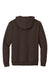Port & Company PC90H/PC90HT Mens Essential Pill Resistant Fleece Hooded Sweatshirt Hoodie w/ Pouch Pocket Dark Chocolate Brown Flat Back