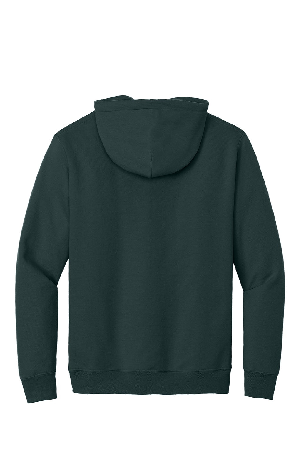 Port & Company PC90H/PC90HT Mens Essential Pill Resistant Fleece Hooded Sweatshirt Hoodie w/ Pouch Pocket Dark Green Flat Back