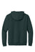 Port & Company PC90H/PC90HT Mens Essential Pill Resistant Fleece Hooded Sweatshirt Hoodie w/ Pouch Pocket Dark Green Flat Back