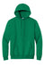 Port & Company PC90H/PC90HT Mens Essential Pill Resistant Fleece Hooded Sweatshirt Hoodie w/ Pouch Pocket Kelly Green Flat Front