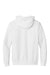 Port & Company PC90H/PC90HT Mens Essential Pill Resistant Fleece Hooded Sweatshirt Hoodie w/ Pouch Pocket White Flat Back